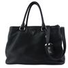 Image 1 : Prada Black Deerskin HandBag