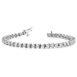 1 ct tw Diamond 14K W/Y/R Gold  Bracelet 9.36gm