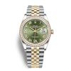 Image 1 : Rolex 126283  36MM Datejust SS/RG with Diamond Bezel