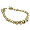 Image 3 : 14K Yellow Gold Italy Faceted Style Macaroni Bracelet