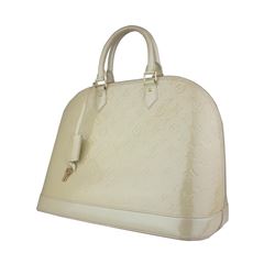 LOUIS VUITTON Vernis Alma GM Blanc Corail