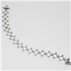 Image 1 : 14k White Gold DIamond Bracelet