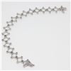 Image 4 : 14k White Gold DIamond Bracelet