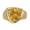 Image 1 : 7ct Citrine 14K Yellow Gold Ring 7.27gm