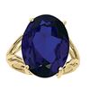 Image 1 : 13ct Amethyst 14K Yellow Gold Ring 3.83gm