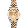 Image 1 : Rolex 116243 SS/YG 36MM Datejust with Diamond Bezel