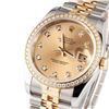 Image 2 : Rolex 116243 SS/YG 36MM Datejust with Diamond Bezel