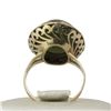 Image 3 : 14K Yellow Gold Green Jade Oval shape Ring