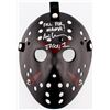 Image 1 : Ari Lehman Signed Jason "Friday the 13th" Custom Matte Black Hockey Mask Inscribed "Jason 1"  "Kill 