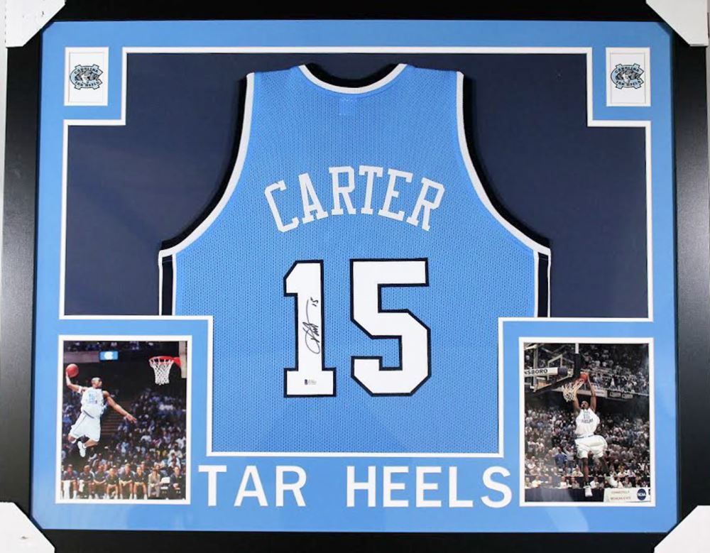 vince carter signed jersey