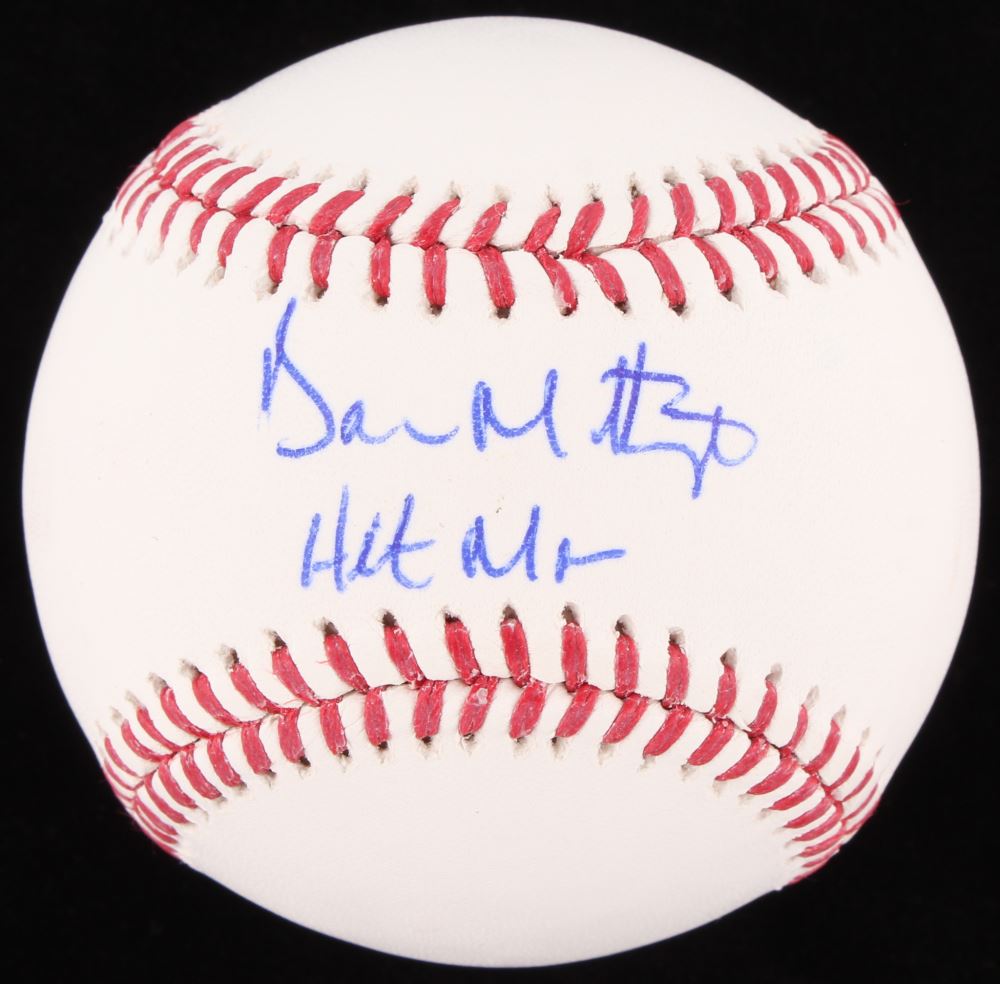 Don Mattingly Signed Oml Baseball Inscribed Hit Man Jsa Coa