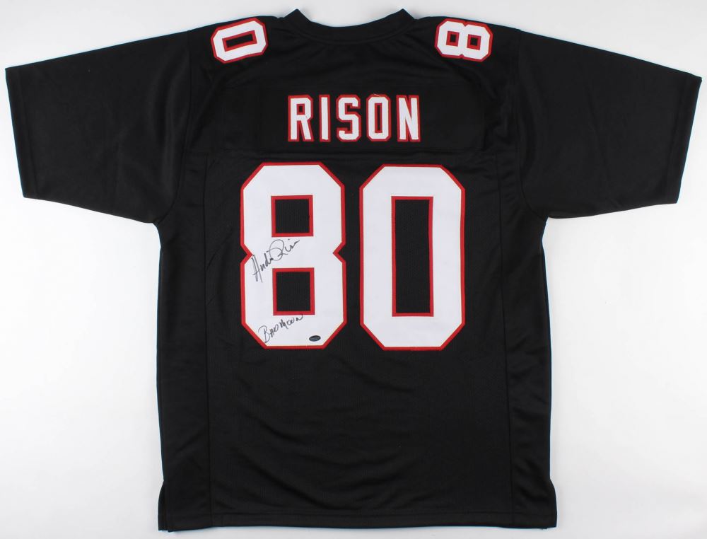 Andre Rison Signed Falcons Jersey Inscribed 
