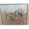 Image 2 : WAGON WHEEL PRINT, (24.25"X20.5")