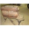 Image 1 : HERALD #22 WOOD BURNING STOVE, *LID CRACKED*, (22"HX30"LX12"W)