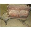 Image 3 : HERALD #22 WOOD BURNING STOVE, *LID CRACKED*, (22"HX30"LX12"W)