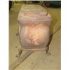 Image 4 : HERALD #22 WOOD BURNING STOVE, *LID CRACKED*, (22"HX30"LX12"W)