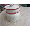 Image 4 : LOT OF ENAMEL POTS, 1 DOUBLE BOILER, ETC
