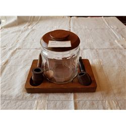 HUMIDOR & 2 PIPES