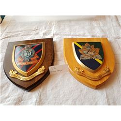 MILITARY PLAQUES (QTY 2)