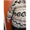 Image 2 : COWICHAN SWEATER (1975 MED. SIZE) *PURCHASED IN COWICHAN, BC*