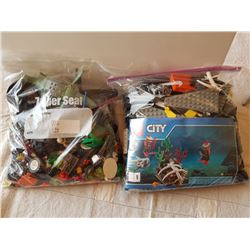 2 BAGS MIXED LEGOS
