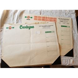 GULF DESK BLOTTERS (QTY 2)