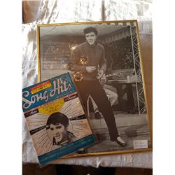 ELVIS PICTURE (41"X51") & SONGBOOK