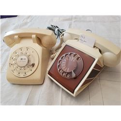VINTAGE DIAL PHONES (QTY 2)