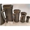 Image 3 : PEWTER MEASURING SET (5 PCS )