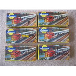 ATHERN TRAIN SET *WITH TRACKS* - (SOME CARS NOT ASSEMBLED)