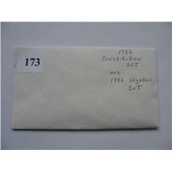 1982 CANADIAN COIN SETS *CONSTITUTION & VOYAGEUR SETS*