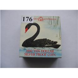 1990 ROYAL AUSTRALIAN MINT *$10 SILVER PROOF COIN*