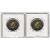 Image 2 : 2018 CANADIAN $2.00 COINS *ARMISTICE* (RED POPPY TYPE AND PLAIN TYPE)