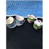 Image 1 : 2 SETS CREAM & SUGAR W/ TRAY (MADE IN JAPAN) *FRUIT THEME CREAM & SUGAR*