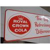 Image 3 : ROYAL CROWN COLA SIGN (1961 LITHO TIN) *53" X 17.5"* (TIN)