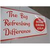 Image 4 : ROYAL CROWN COLA SIGN (1961 LITHO TIN) *53" X 17.5"* (TIN)
