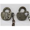 Image 2 : 2 ANTIQUE LOCKS, *NO KEYS*  (CPR & CNR0