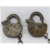 Image 5 : 2 ANTIQUE LOCKS, *NO KEYS*  (CPR & CNR0