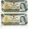 Image 1 : 4 CNDN BANK NOTES, (2 - $1, $5 & *UNCIRCULATED* $10)