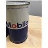 Image 3 : 2 OIL TINS (MOBIL OIL) *FULL*