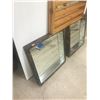 Image 7 : 3 DISPLAY CABINETS, (FOR MINIATURES) *2 - 20X20:M 2.5" D, 1 - 24X13*