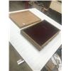 Image 1 : 2 DISPLAYS CASES, (1 OAK 16"X25"X3") *GREAT FOR COINS*