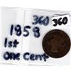 Image 1 : 1858 LARGE CENT (FIRST CANADA) *CENT SCARCE *