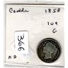 Image 1 : 1858 10 CENTS (FIRST CANADIAN 10 CENT PIECE)