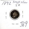 Image 1 : 1892 5 CENT *SILVER* NICKLE