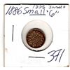 Image 2 : 1886 5 CENTS (SMALL 6) *SILVER*