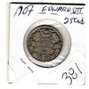 Image 1 : 1907 EDWARD VII 25 CENTS *SILVER*