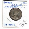 Image 2 : 1920 25 CENTS *SILVER*