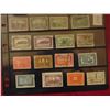 Image 4 : STAMPS (VINTAGE USED HIGHER DENOMINATION) *2 SIDED SHEET, SCARCER*