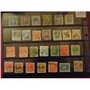 Image 6 : STAMPS (VINTAGE USED HIGHER DENOMINATION) *2 SIDED SHEET, SCARCER*